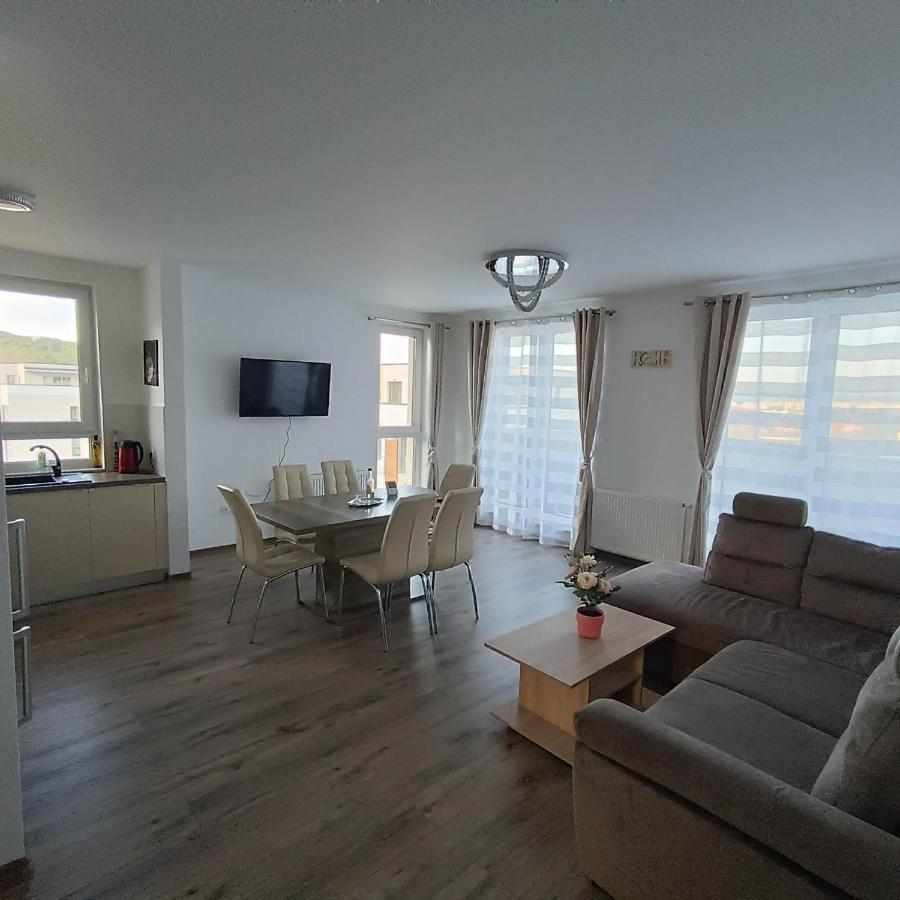 Neue, Moderne Penthousewohnung Сігішоара Екстер'єр фото